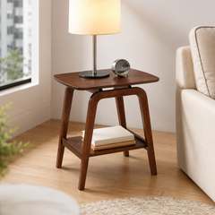 Tavonelle Wooden Side Table (55cm)