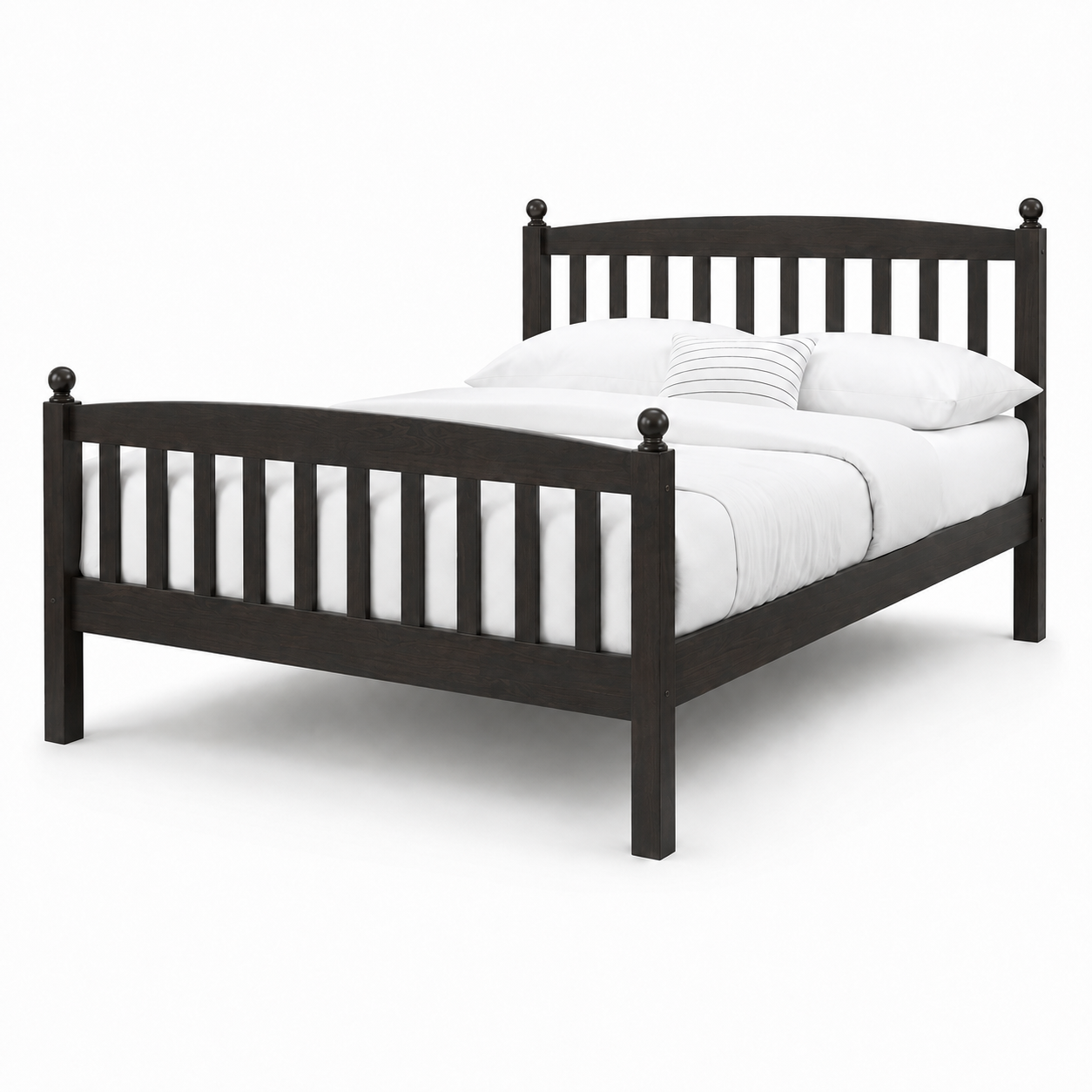 Morvane Wooden Bed Frame (Queen Size)