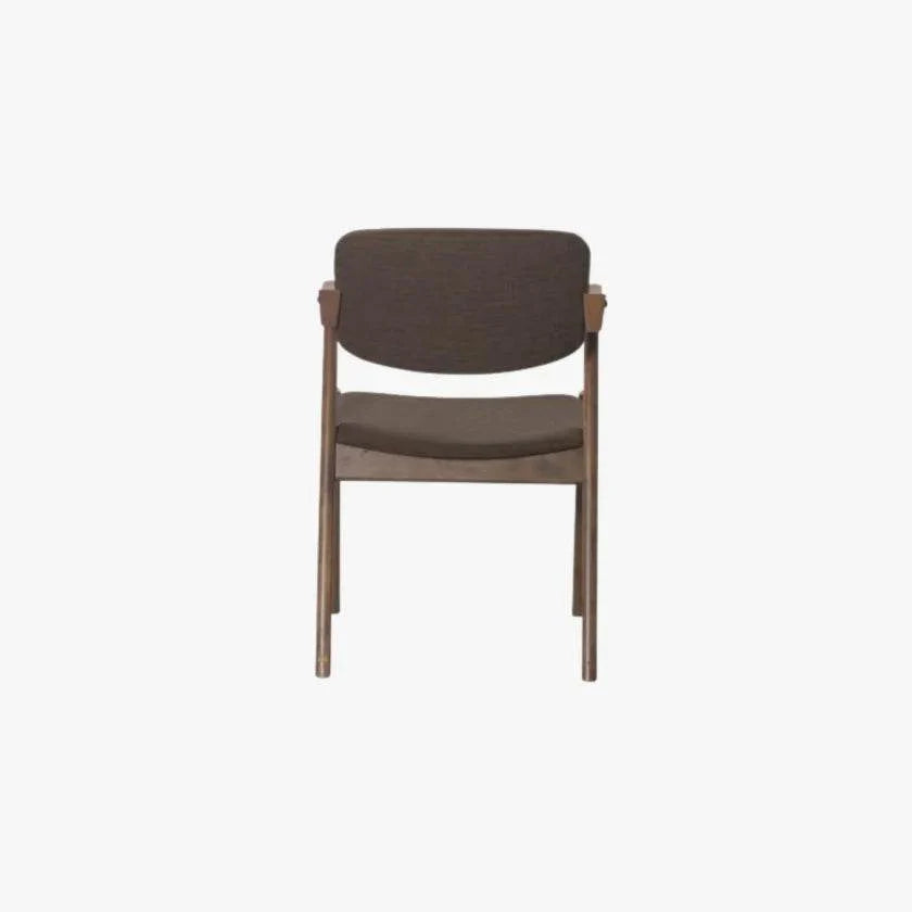 Megafurniture | Gemma Brown Fabric Wooden Dining Chair | Dining Chair