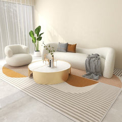 Camilla Boucle Fabric Sofa in Cream