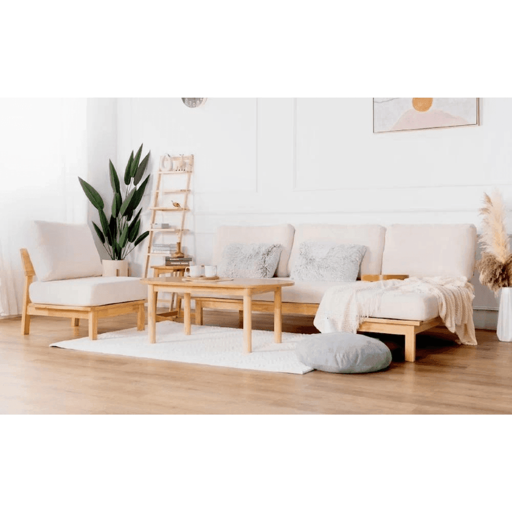 Megafurniture | Holly Fabric Wooden Frame Sofa (Water Repellent) | Wooden Sofa
