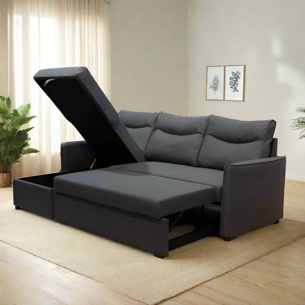 Thalia Sectional Sofa Bed with Storage