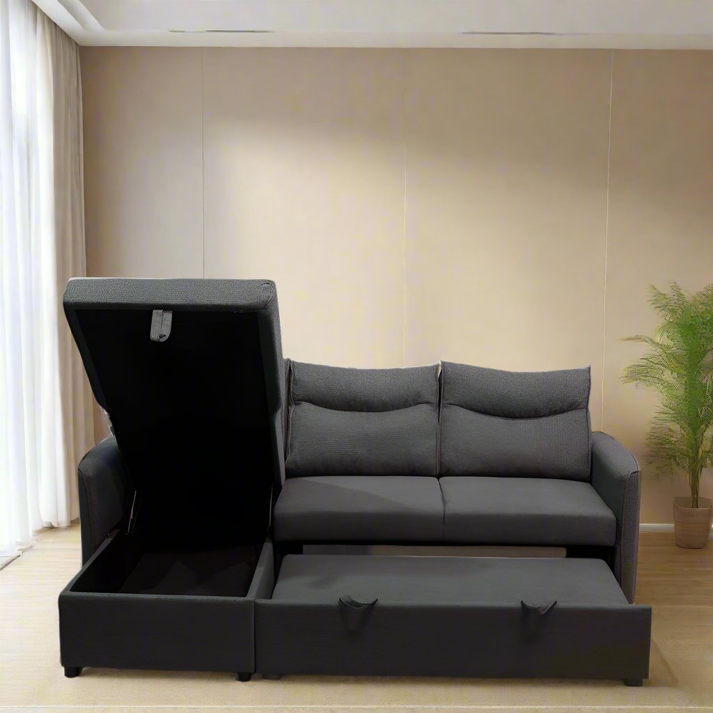 Thalia Sectional Sofa Bed with Storage