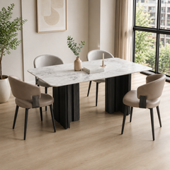 Yvenza Dining Set (1+4)