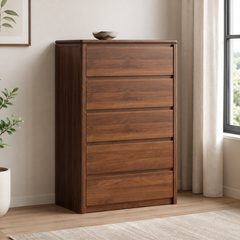 Serellia Wooden Chest of Drawer (5 Drawers)