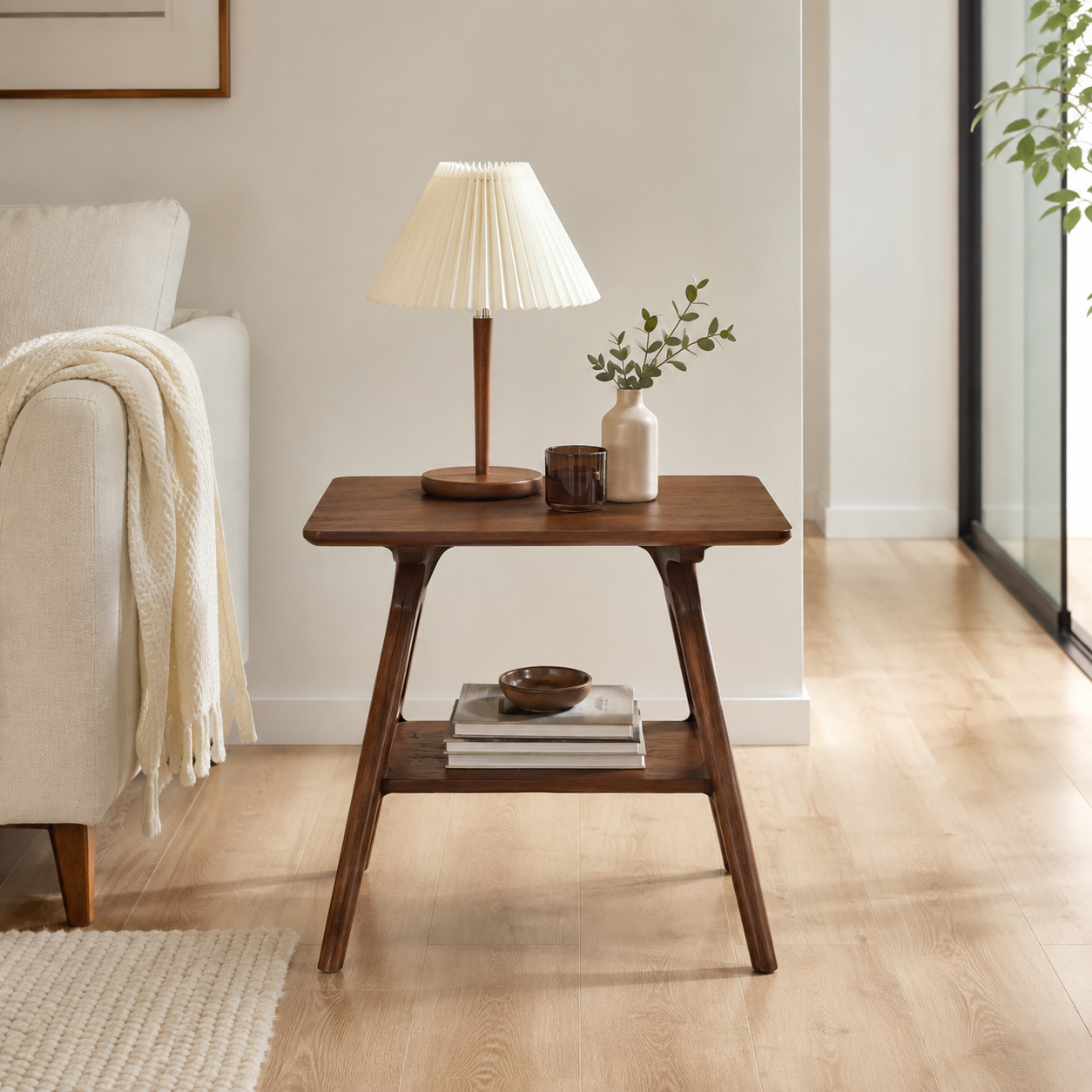 Luvessa Wooden Side Table