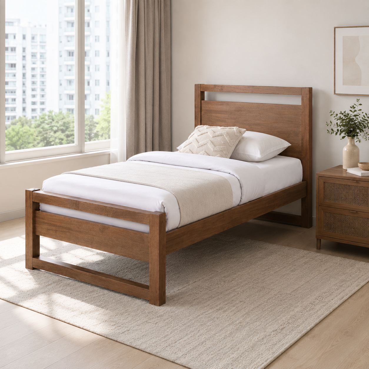 Solmira Wooden Divan Bed Frame