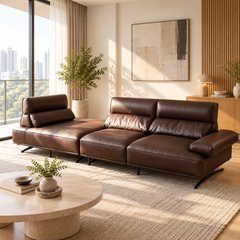 Avrion Leather Sofa