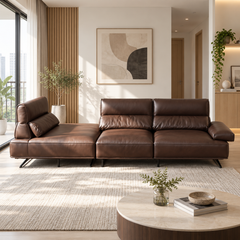 Avrion Leather Sofa