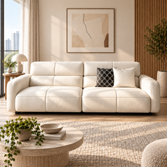 Velmara Leather Sofa