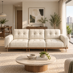 Dervella Leather Sofa
