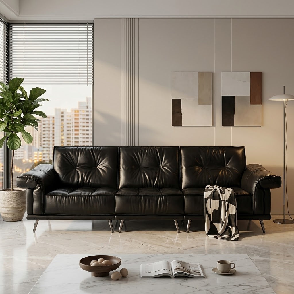Cirella Leather Sofa