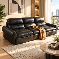 Novessa Genuine Leather Sofa