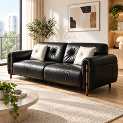 Velmessa Leather Sofa
