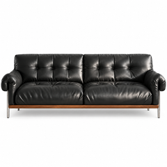 Solvessa Leather Sofa
