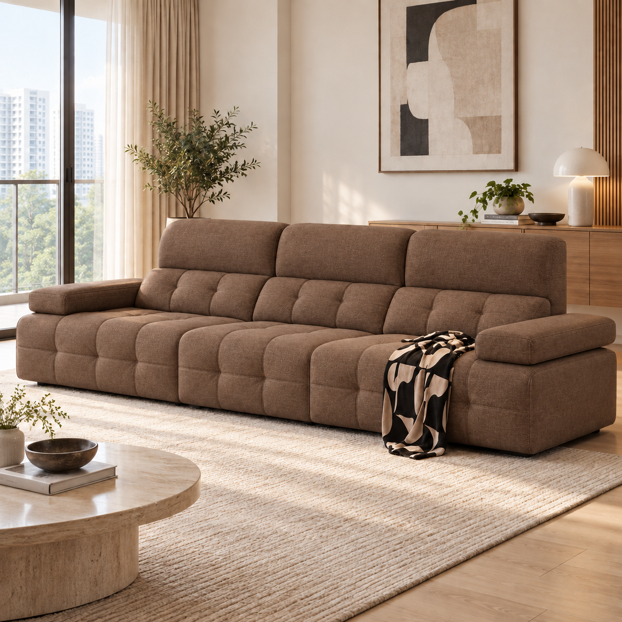 Veylora Fabric Sofa