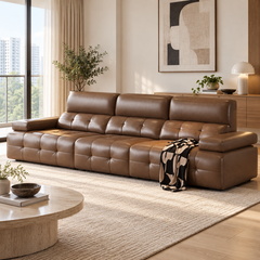 Veylora Leather Sofa