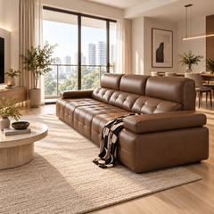 Veylora Leather Sofa