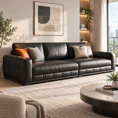 Cerenzo Leather Sofa