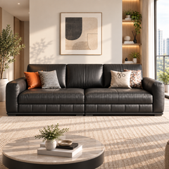 Cerenzo Leather Sofa