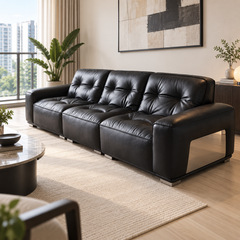 Valtienne Leather Sofa