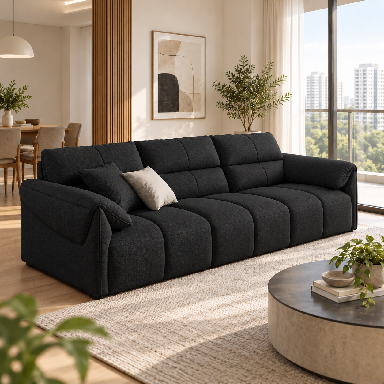 Elviora Fabric Sofa