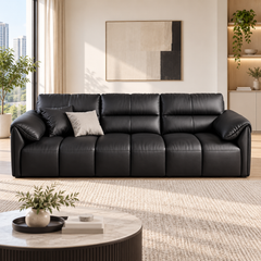 Elviora Leather Sofa