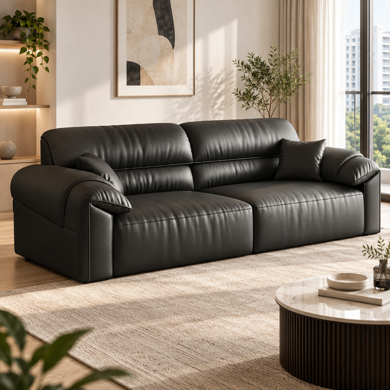 Morlino Leather Sofa