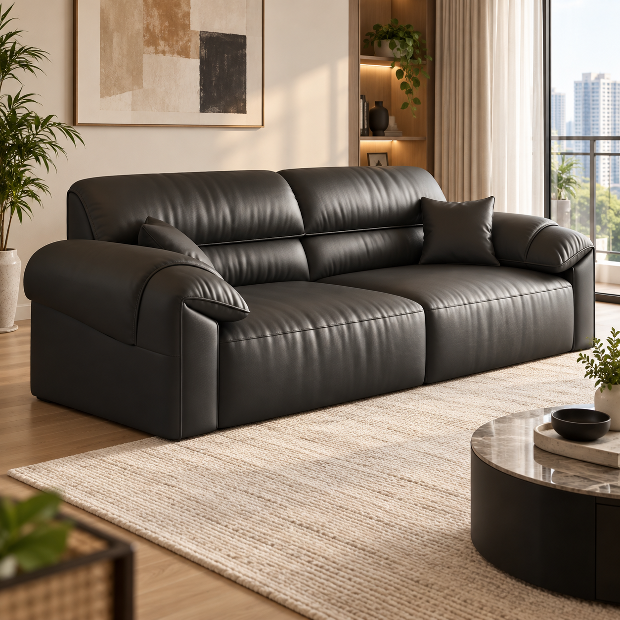 Morlino Leather Sofa