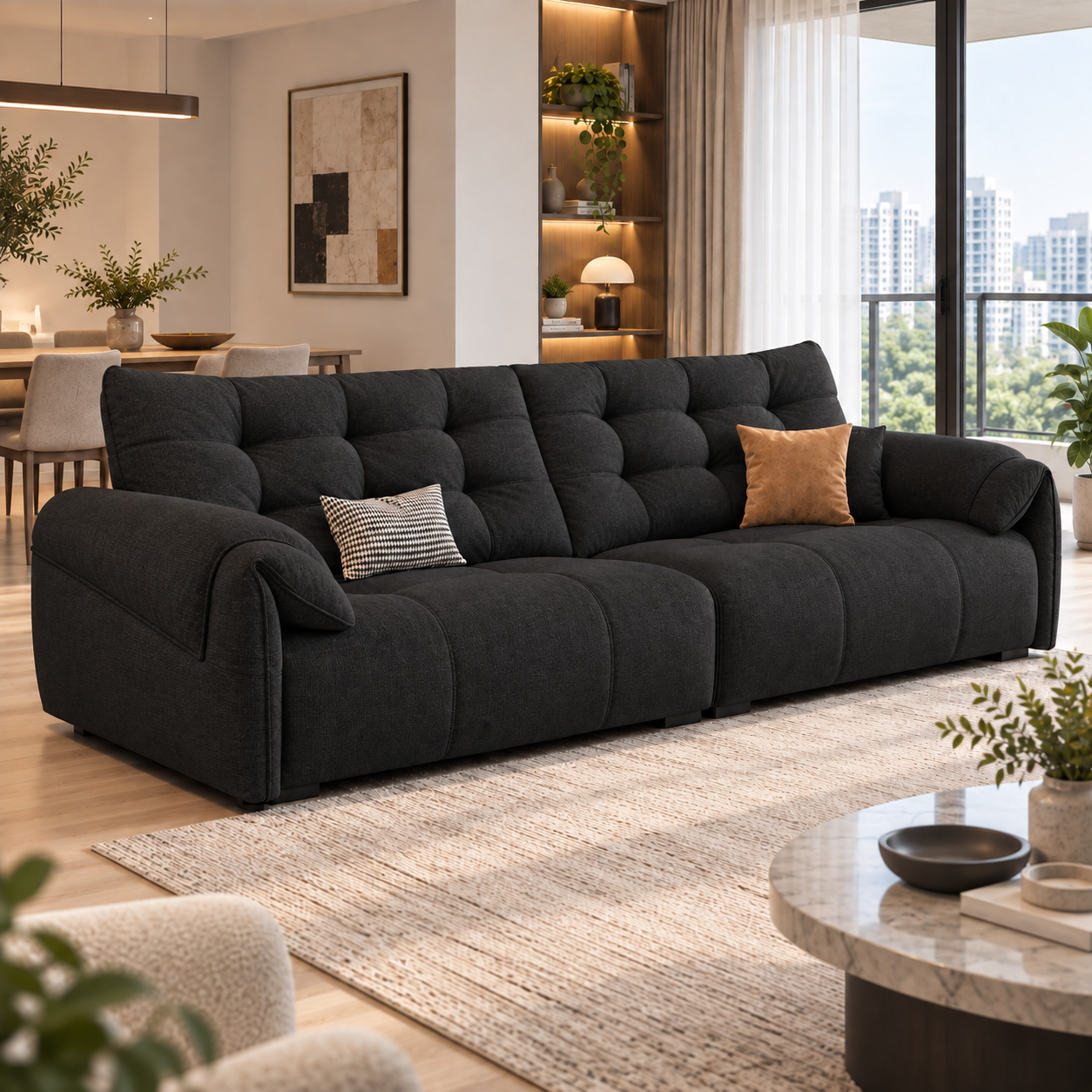 Ravelloir Fabric Sofa