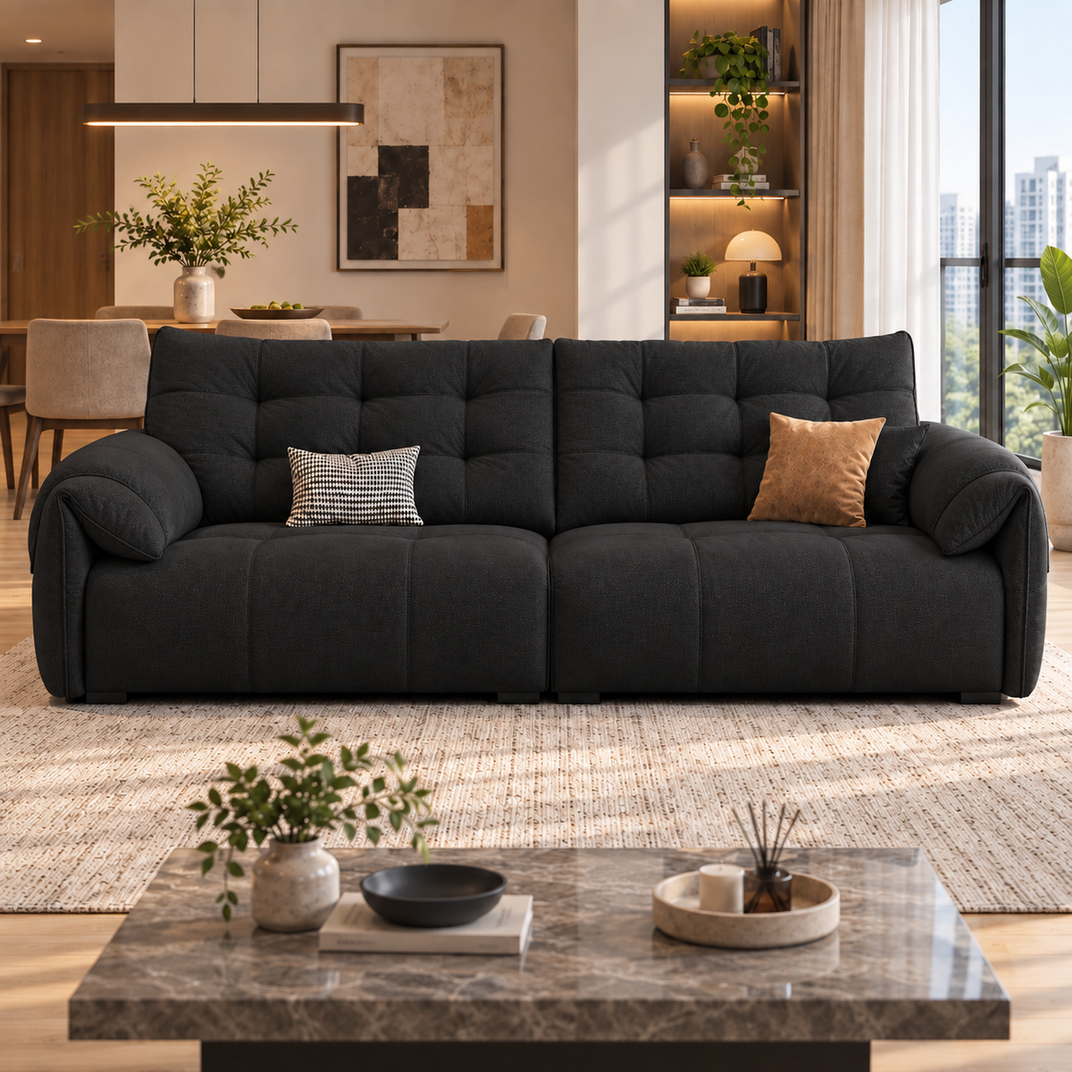 Ravelloir Fabric Sofa
