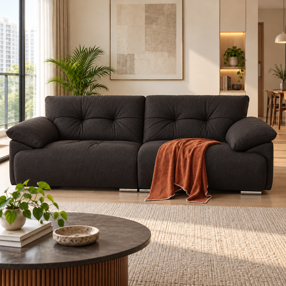 Velronne Fabric Sofa