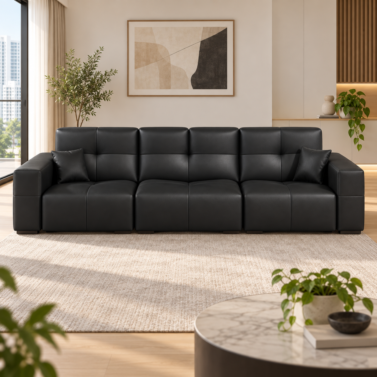 Valcera Leather Sofa