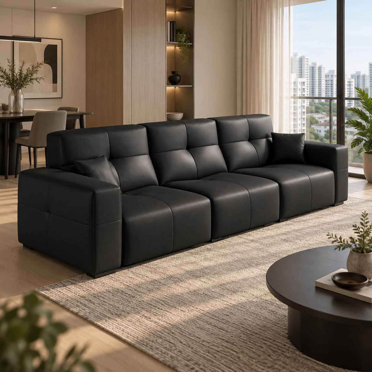Valcera Leather Sofa