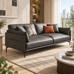 Lunvessa Leather Sofa
