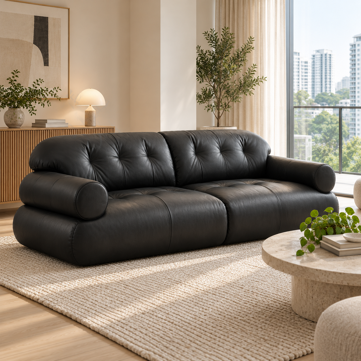 Travelle Leather Sofa