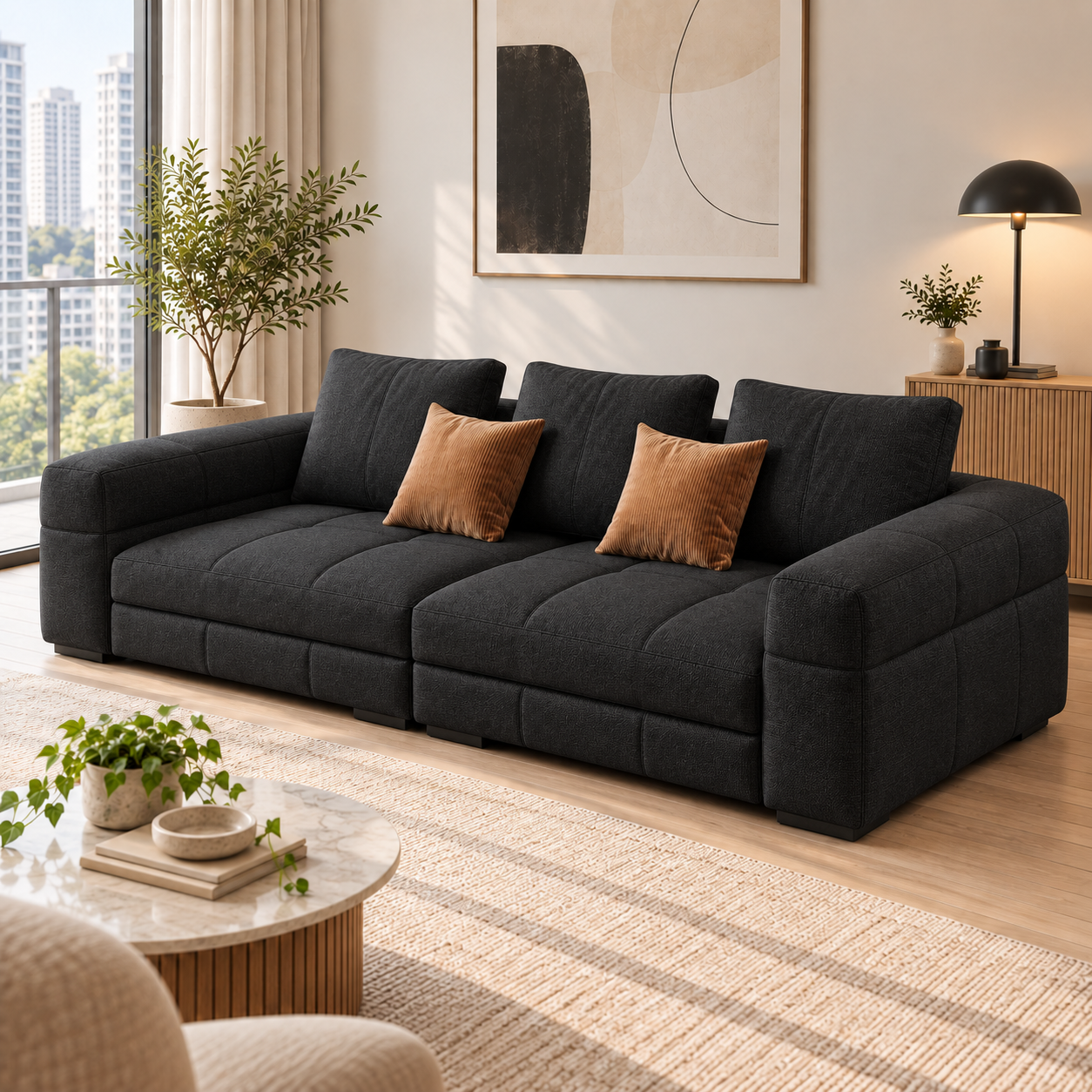 Corlavo Fabric Sofa