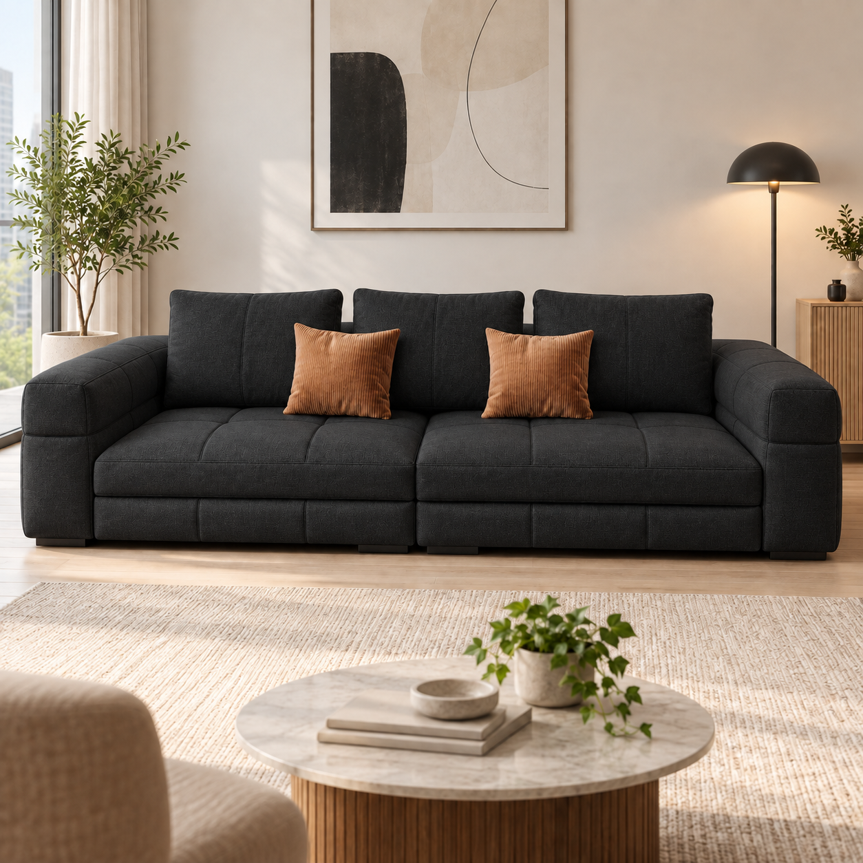 Corlavo Fabric Sofa