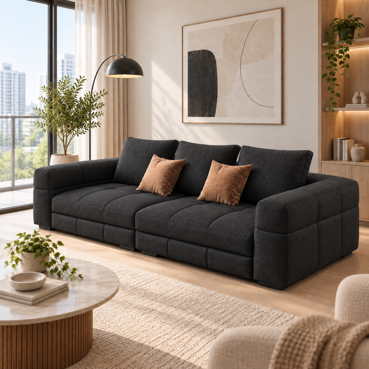 Corlavo Fabric Sofa