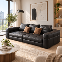 Corlavo Leather Sofa