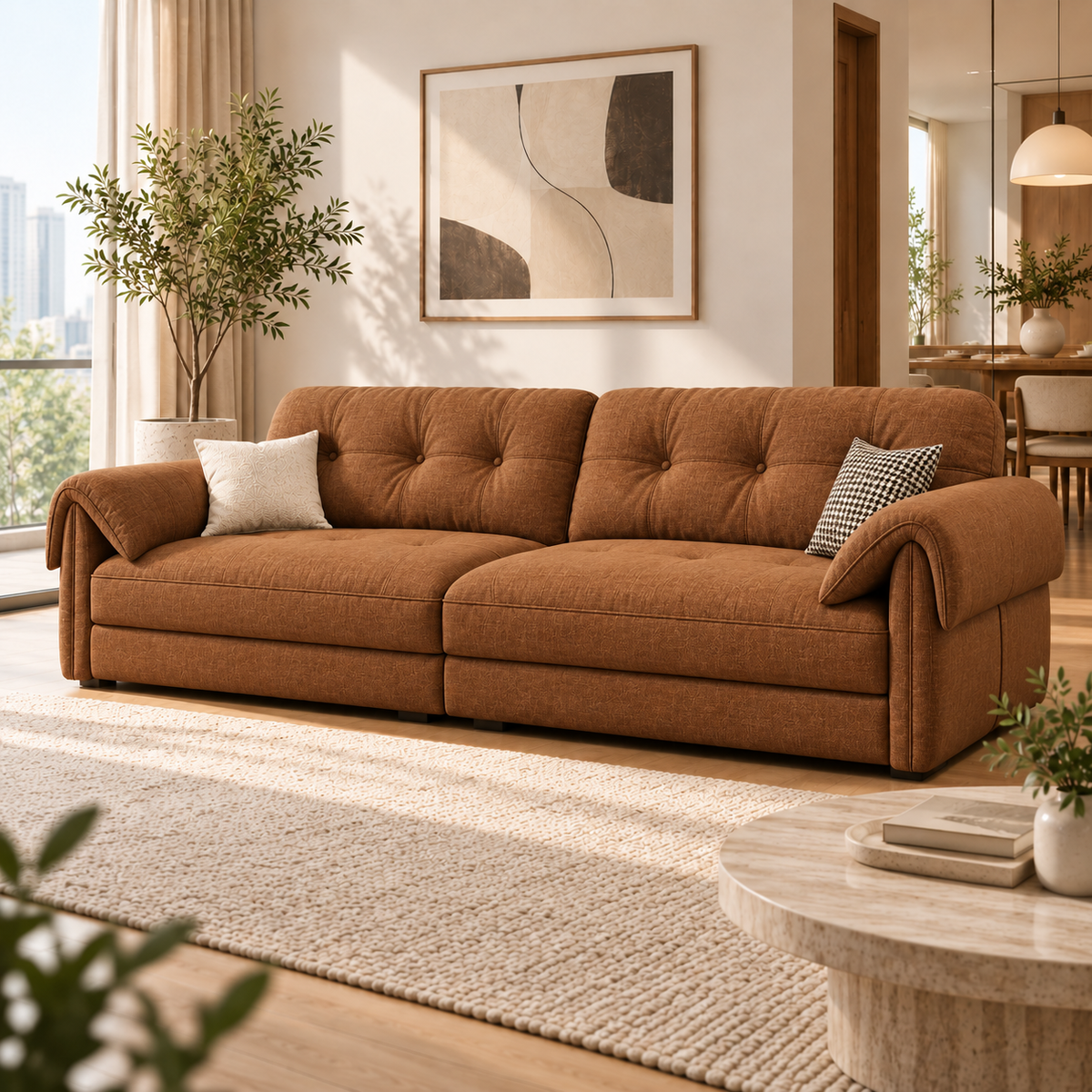 Cevallo Fabric Sofa