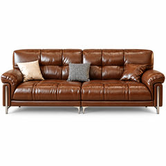 Vellorae Leather Sofa