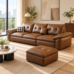 Darvessa Leather Sofa