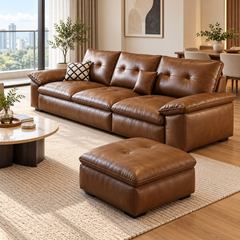 Darvessa Leather Sofa