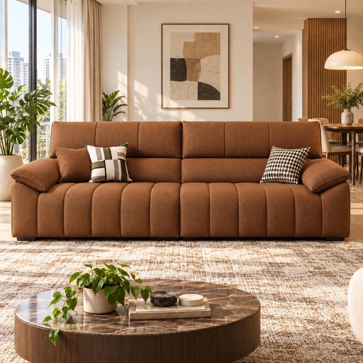 Zorvella Fabric Sofa