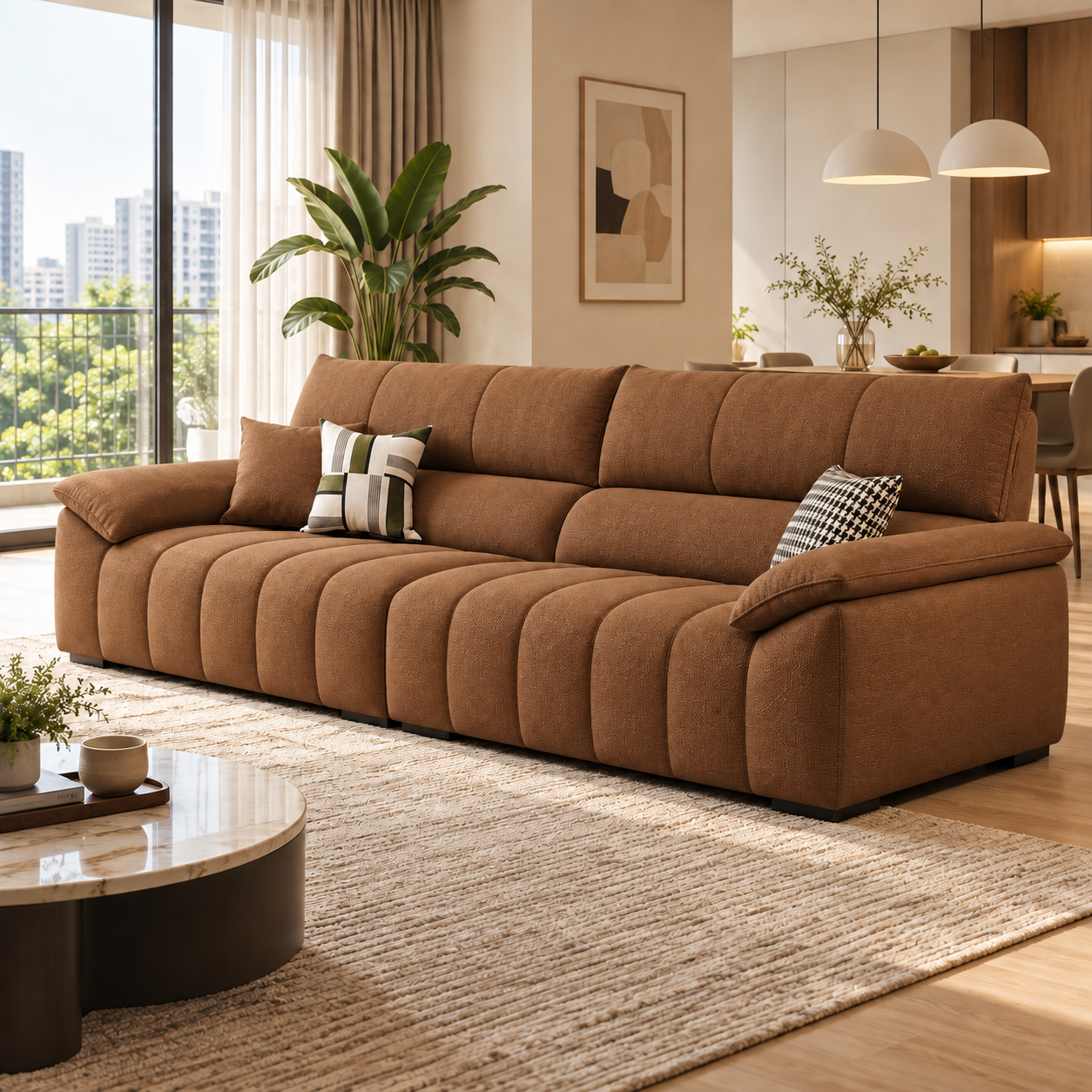 Zorvella Fabric Sofa