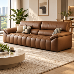 Zorvella Leather Sofa