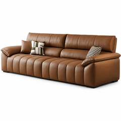 Zorvella Leather Sofa