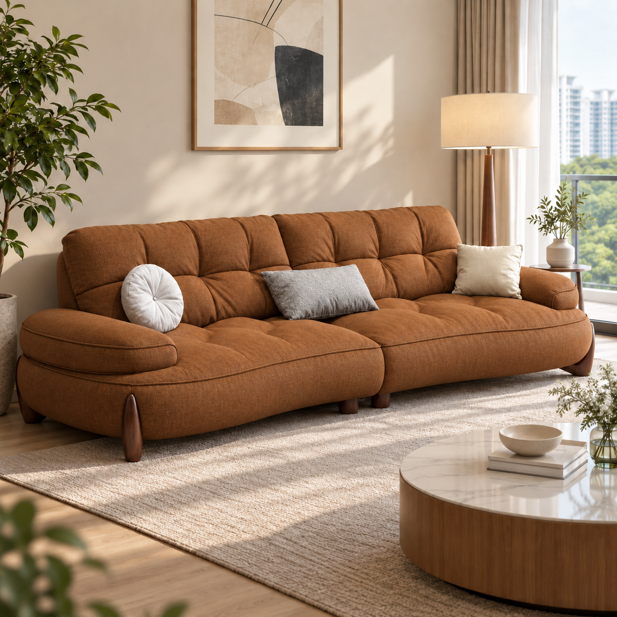 Elvaneo Fabric Sofa