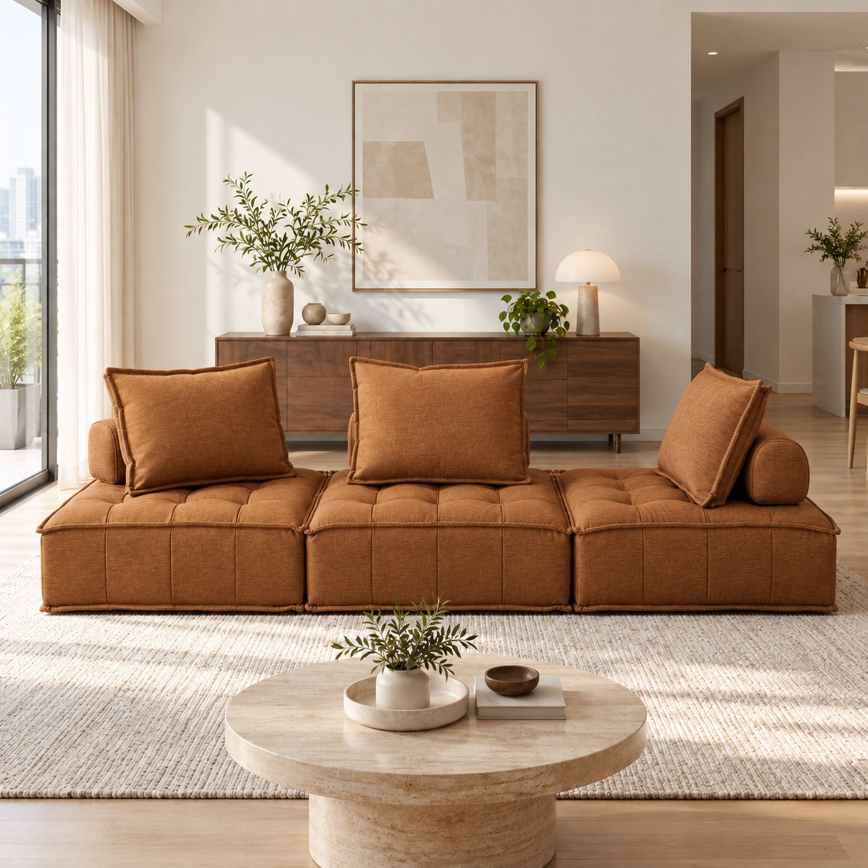 Morcello Fabric Sofa